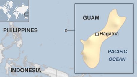 Map of Guam