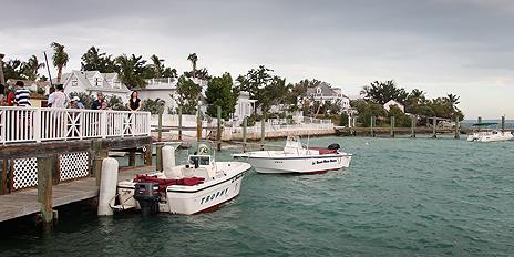 Pleasure boats on the Bahamas