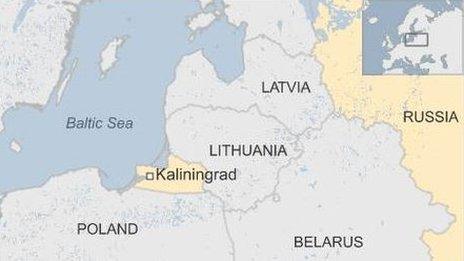 Kaliningrad map
