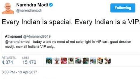 Every Indian is special. Every Indian is a VIP