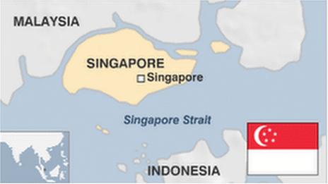 Map of Singapore