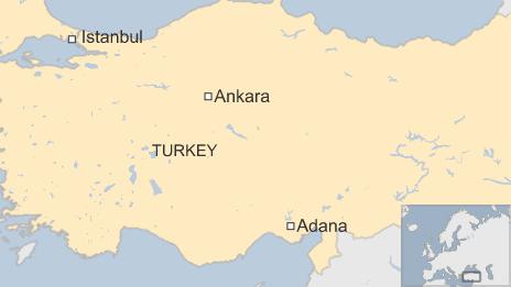 Two dead in car bomb in Turkey town of Adana - governor - BBC News