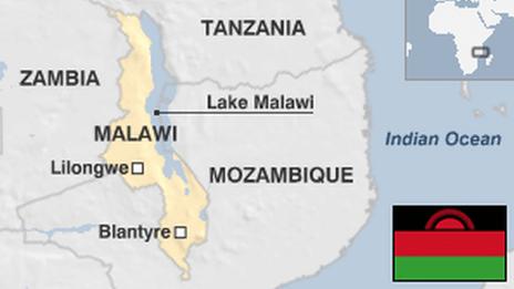 Map of Malawi