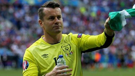 Shay Given won 134 caps for the Republic of Ireland