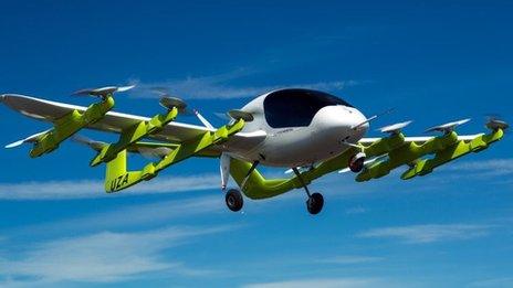 Cora self-flying air taxi