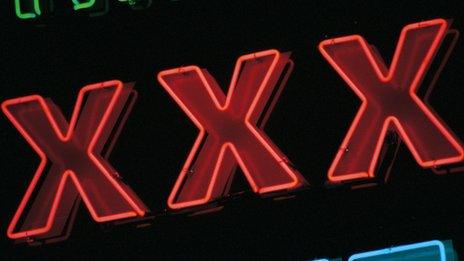 XXX sign