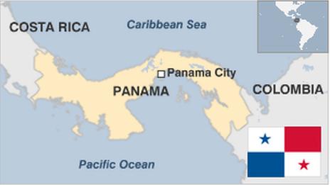 Map of Panama