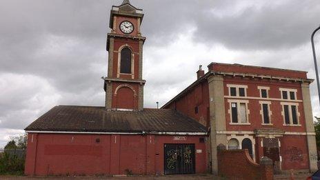 The old Town Hall in Middlesbrough