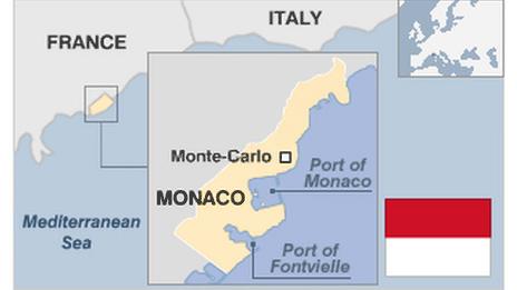 Map of Monaco