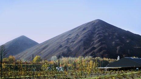 coal slag heaps