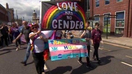 Hull Pride march
