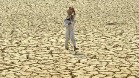 india drought