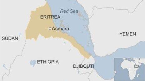 Eritrea map