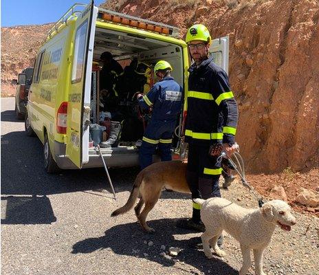 Spanish rescuers