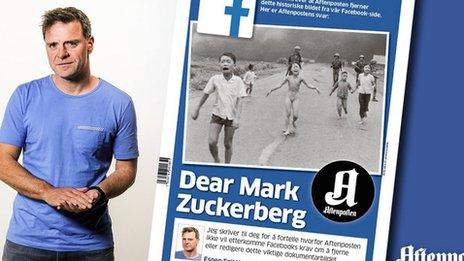 Aftenposten editor and Napalm girl photo