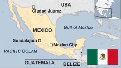 Map of Mexico