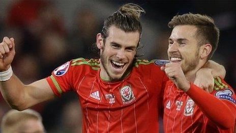 Gareth Bale and Aaron Ramsey