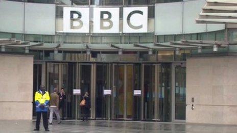 BBC Broadcasting House entrance