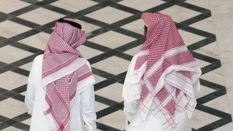 Saudi men