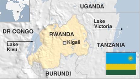 Map of Rwanda