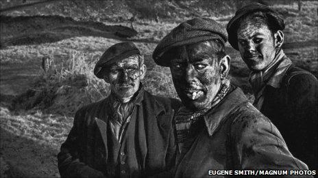 Eugene Smith's Three Generations of Miners photograph, a print acquired by National Museum Wales