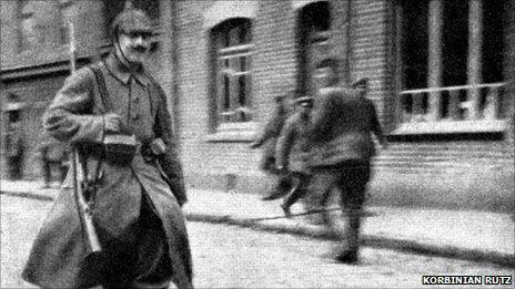 Image said to show Hitler in 1915 [Pic: Korbinian Rutz]