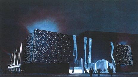 Artist's impression of the planned ice arena