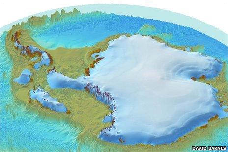 Antarctica 125,000 years ago (David Barnes)
