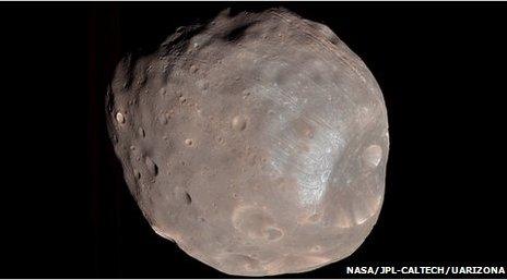 Phobos (Nasa/JPL-Caltech/University of Arizona)