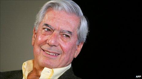 Mario Vargas Llosa in a file photo from 2006