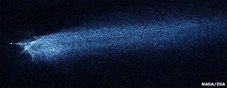 Hubble image of P/2010 A2 (Nasa/Esa)