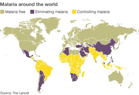 A global malaria map