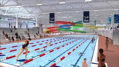 Work starts on 31.5m swimming pool complex in Dundee BBC News