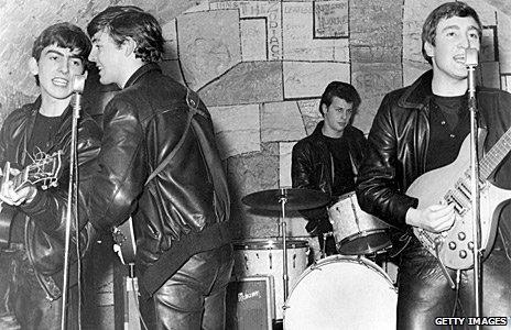 The Beatles at the Cavern in 1961