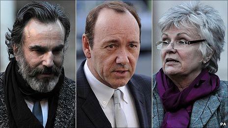 Daniel Day-Lewis, Kevin Spacey and Julie Walters
