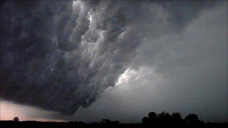 Thunderstorm in Iowa