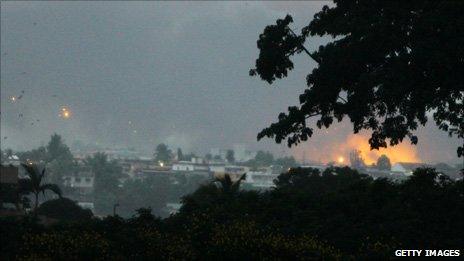 Akouedo military camp in Abidjan