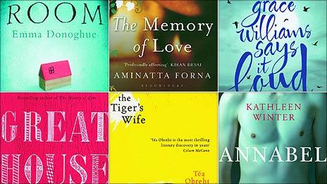 Cover details from the shortlisted books