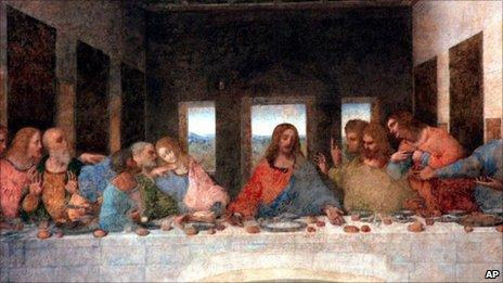 Leonardo Da Vinci's masterpiece, The Last Supper