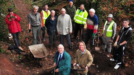 Members of the Ancient Cwmbran project