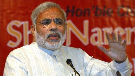 Gujarat Chief Minister Narendra Modi (file photo - February 2009)