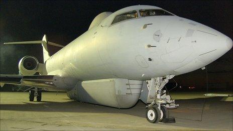 Sentinel R1 at at RAF Akrotiri