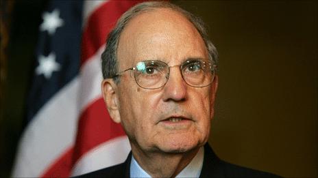 George Mitchell in a 2009 file photo