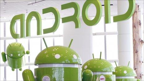Android mascots, Reuters