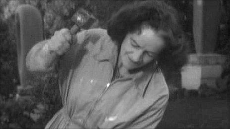 Barbara Hepworth in a film by the BBC 1961
