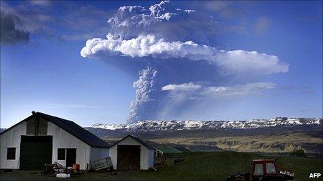 Grimsvotn eruption 21 May 2011