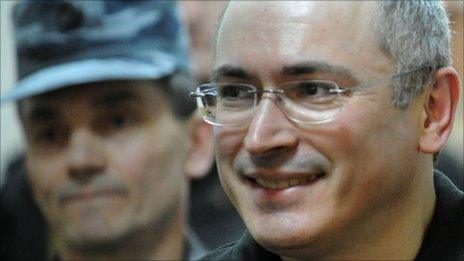 Mikhail Khodorkovsky (right). File photo