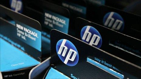 HP Logo on products