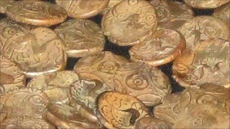 Iron Age coins found in Dallinghoo