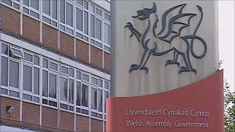 A Welsh Government office